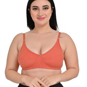 Plus Size Non-Padded Cotton Bra