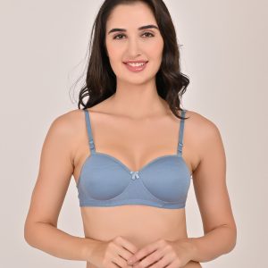 Seamless Everyday Padded Bra with Adjustable Straps