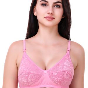 Floral Charm Non-Padded Bra – Light Support in Style