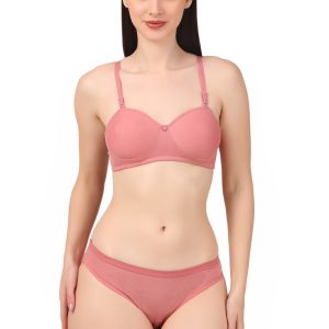 Assorted Comfort Bra & Panty Sets: Lace Bralette and Padded Seamless Styles